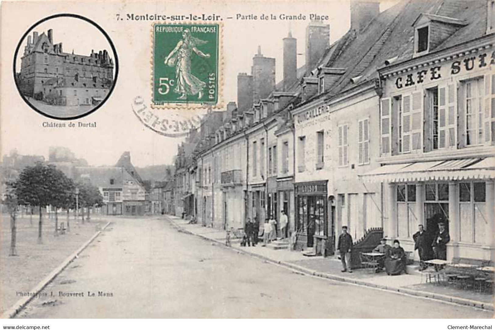 MONTOIRE SUR LE LOIR - Partie De La Grande Place - Très Bon état - Montoire-sur-le-Loir