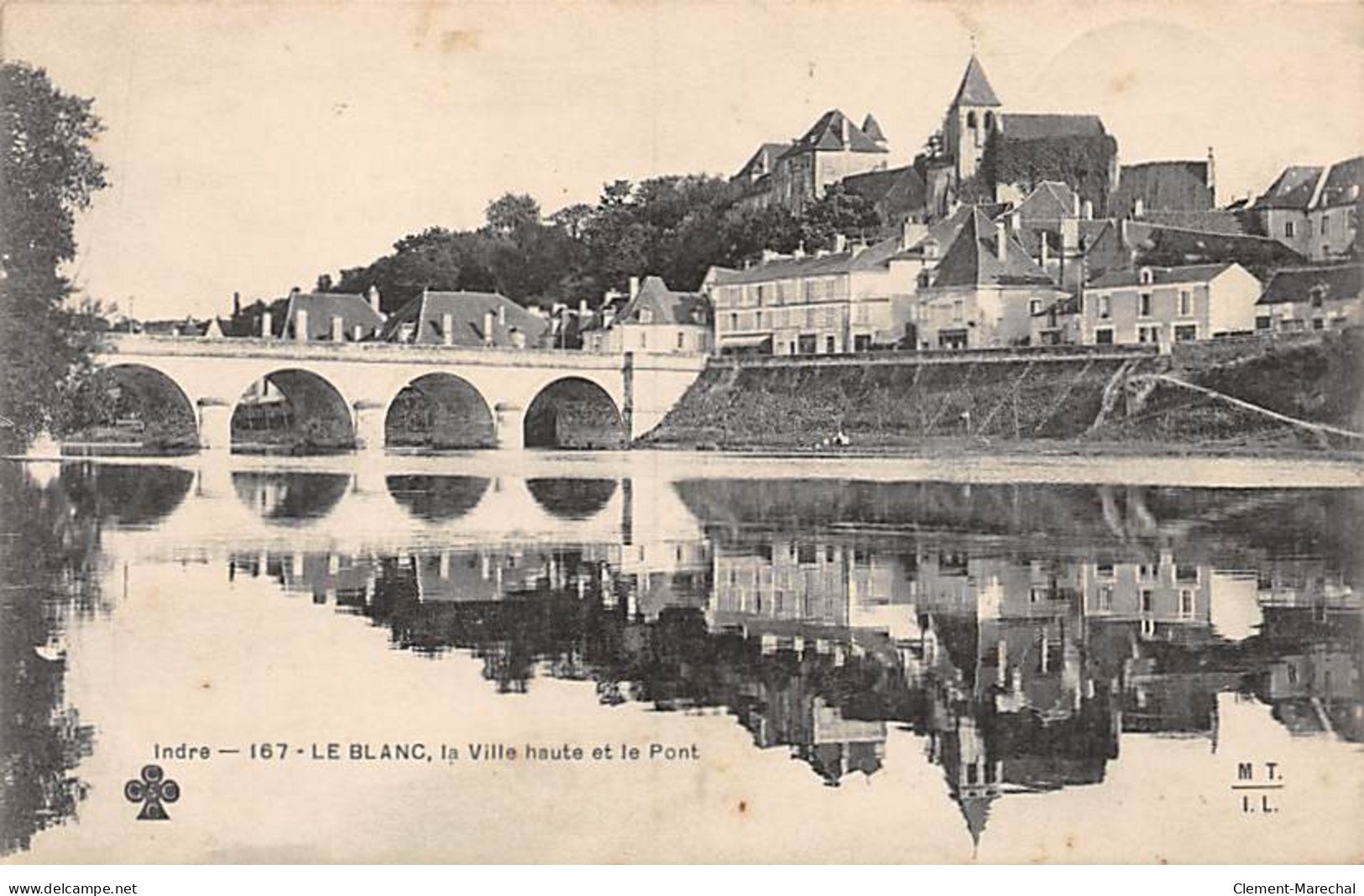 LE BLANC - La Ville Haute Et Le Pont - Très Bon état - Le Blanc