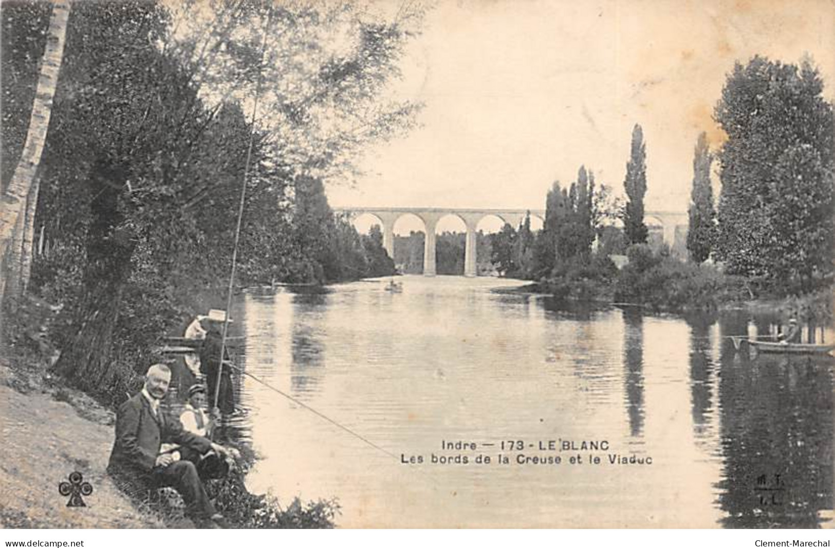 LE BLANC - Les Bords De La Creuse Et Le Viaduc - Très Bon état - Le Blanc