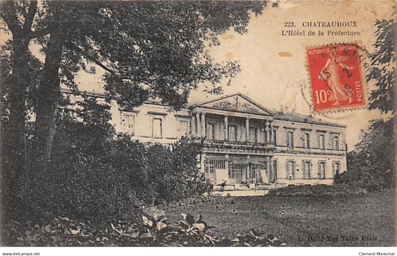 CHATEAUROUX - L'Hôtel De La Préfecture - Très Bon état - Chateauroux