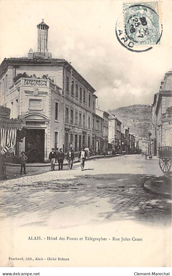 ALAIS - Hôtel Des Postes Et Télégraphes - Rue Jules Cazot - Très Bon état - Alès