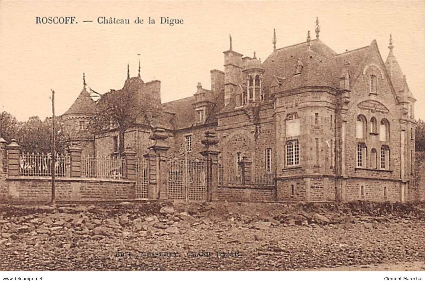 ROSCOFF - Château De La Digue - Très Bon état - Roscoff