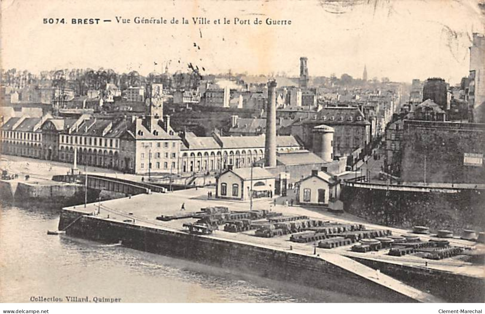BREST - Vue Générale De La Ville Et Le Port De Guerre - Très Bon état - Brest