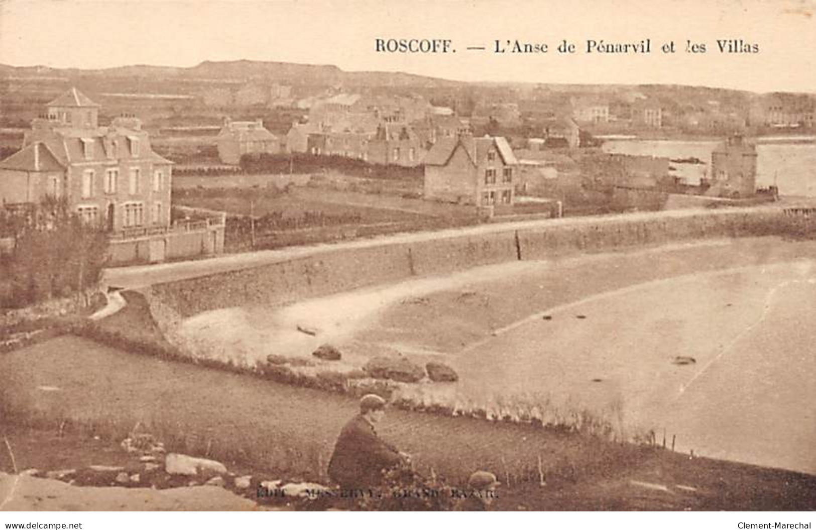 ROSCOFF - L'Anse De Pénarvil Et Les Villas - Très Bon état - Roscoff