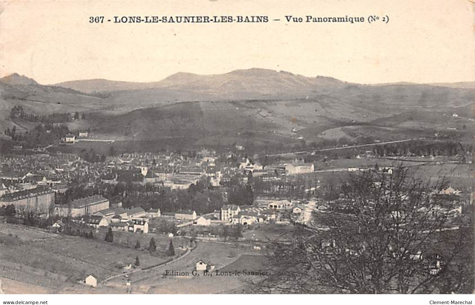 LONS LE SAUNIER LES BAINS - Vue Panoramique - état - Lons Le Saunier