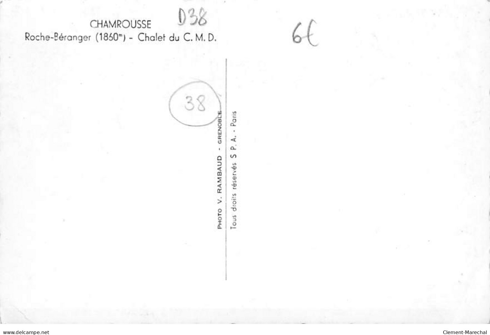 CHAMROUSSE - Roche Béranger - Chalet Du CMD - état - Chamrousse