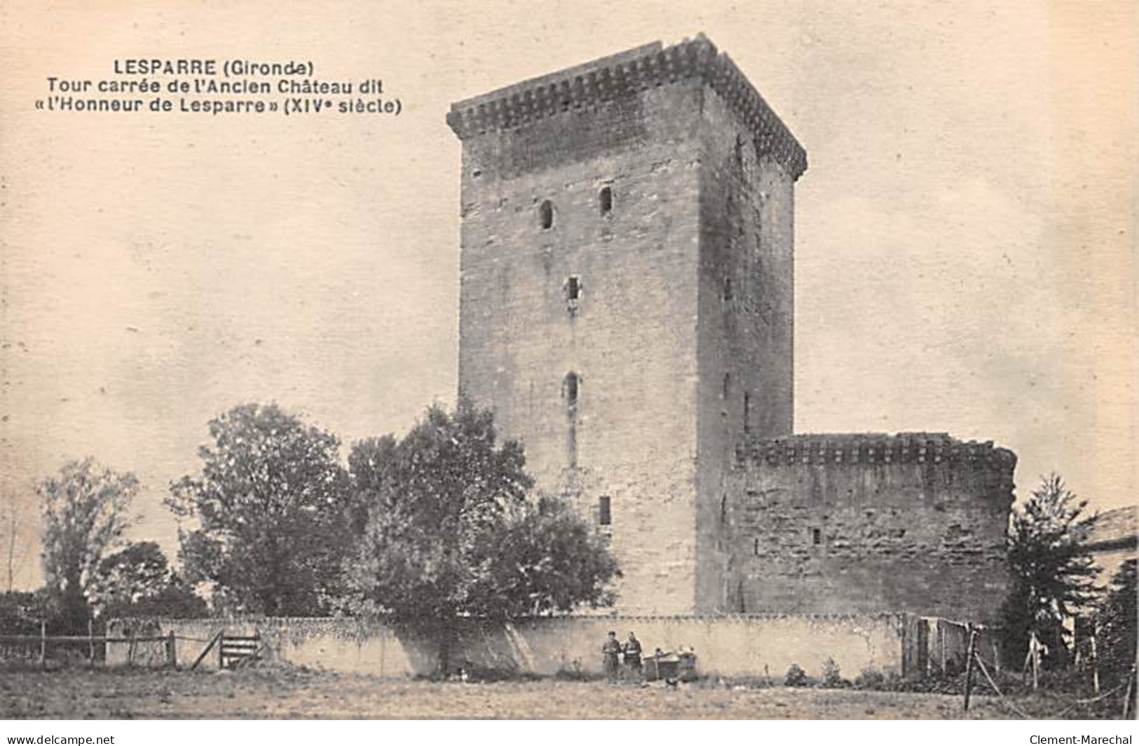 LESPARRE - Tour Carrée De L'ancien Château Dit " L'Honneur De Lesparre " - Très Bon état - Lesparre Medoc