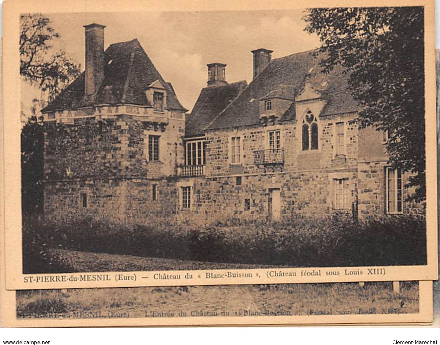 SAINT PIERRE DU MESNIL - Château Du " Blanc Buisson " - Très Bon état - Sonstige & Ohne Zuordnung