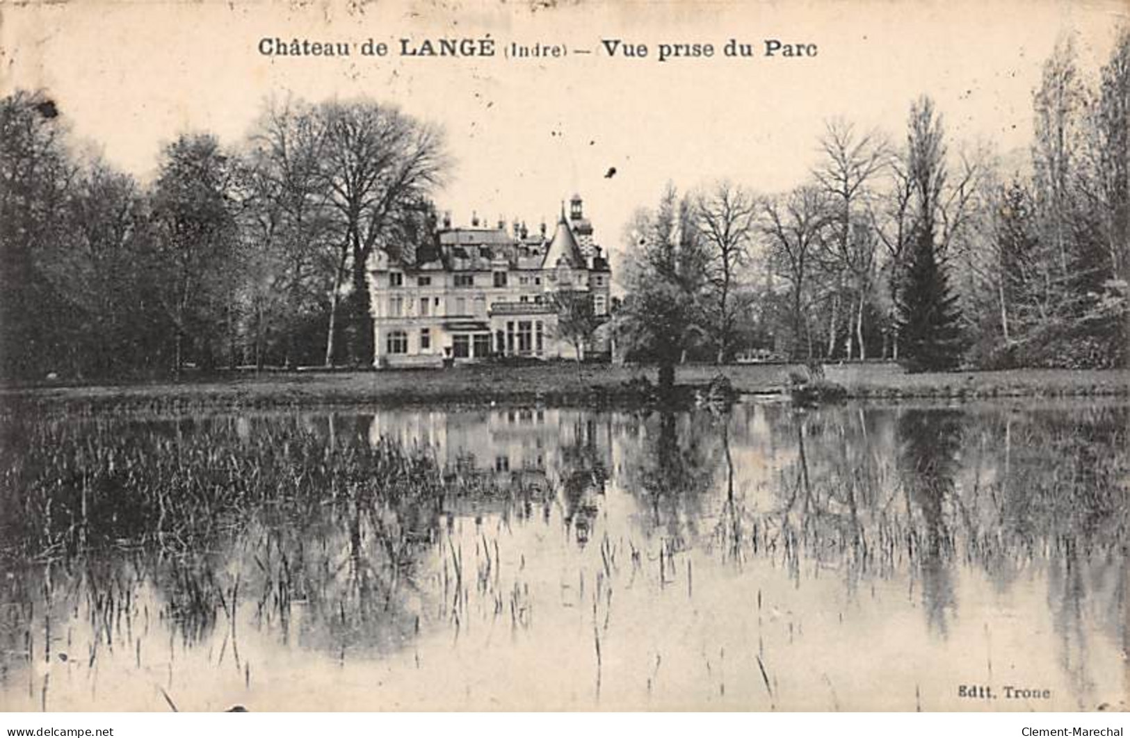 Château De LANGE - Vue Prise Du Parc - Très Bon état - Andere & Zonder Classificatie