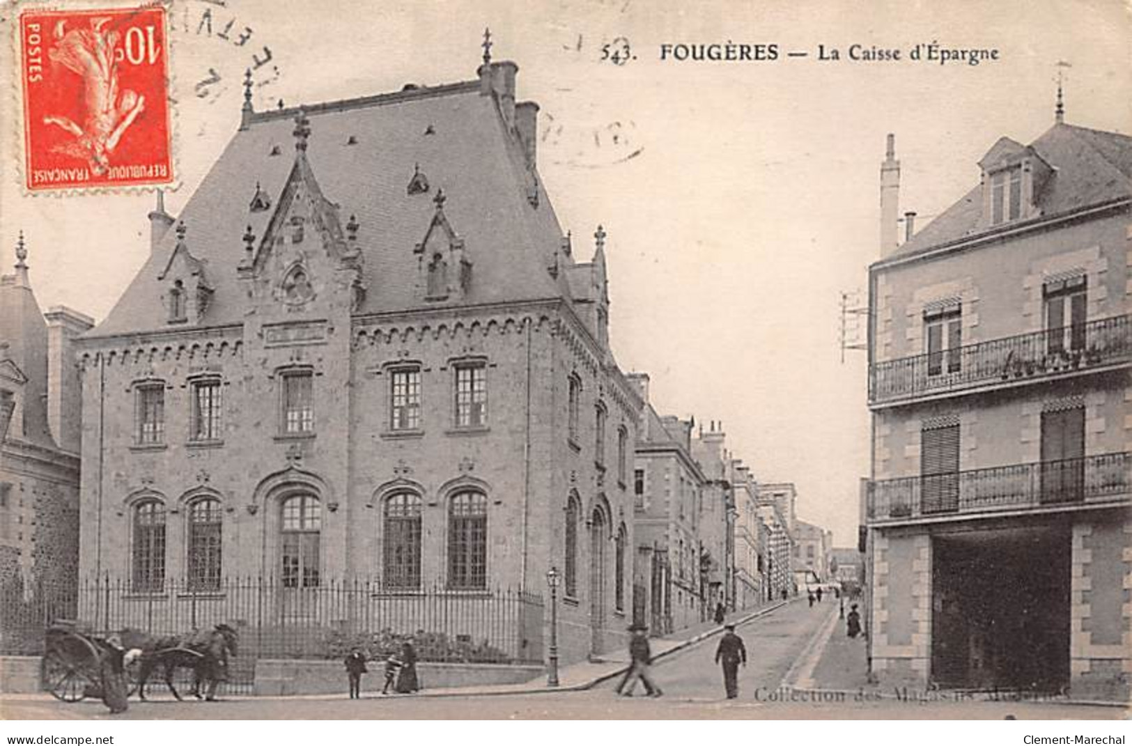 FOUGERES - La Caisse D'Epargne - Très Bon état - Fougeres