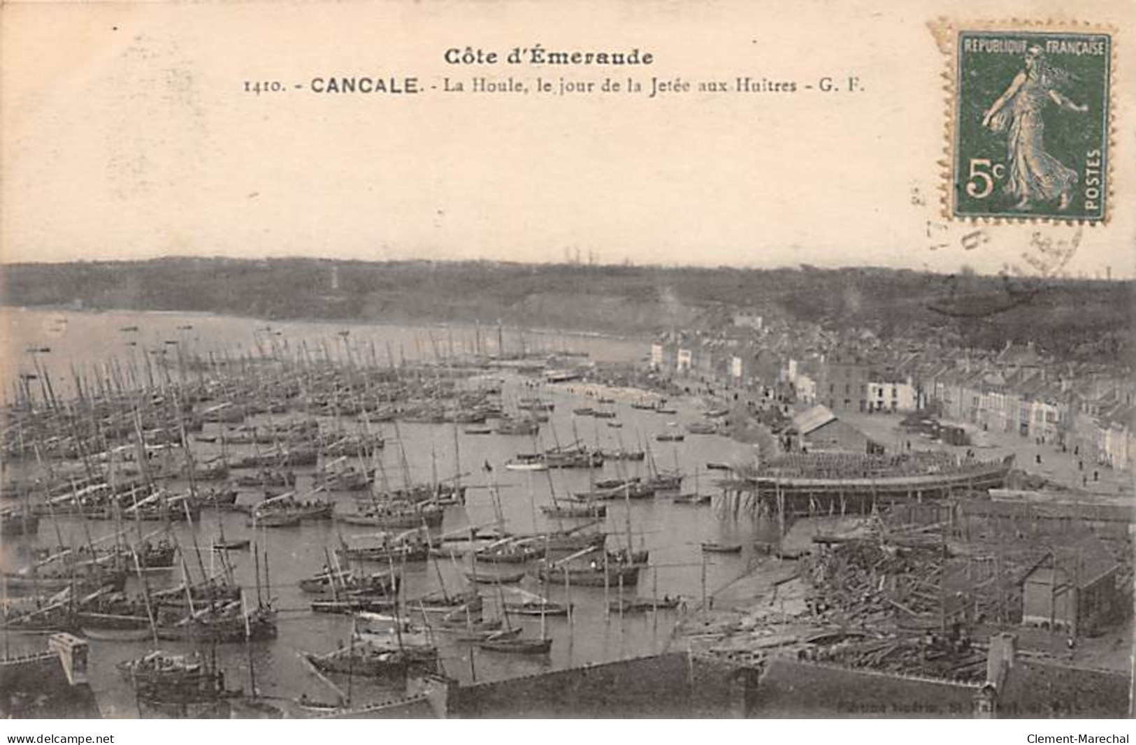 CANCALE - La Houle, Le Jour De La Jetée Aux Huîtres - Très Bon état - Cancale