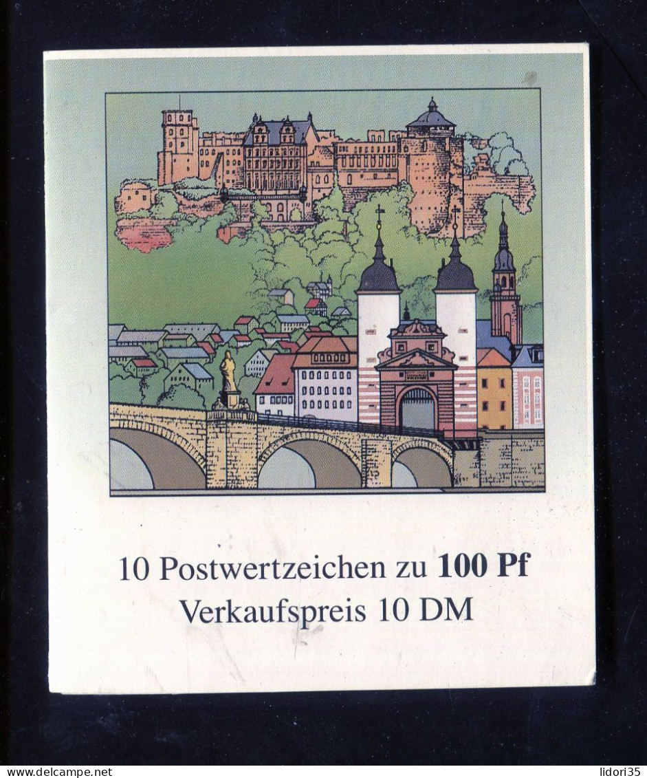 "BUNDESREPUBLIK DEUTSCHLAND" 1996, Markenheftchen Mi. 33 ** (L1217) - 1971-2000