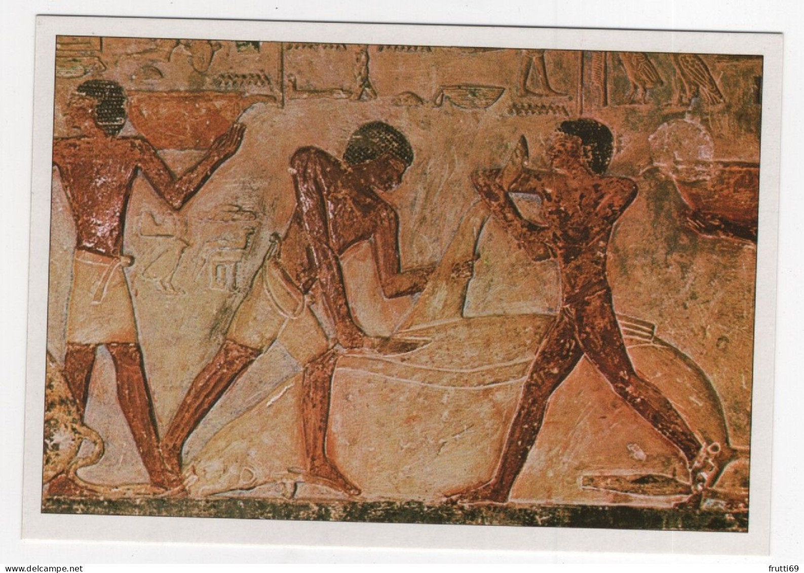 AK 210273 ART / PAINTING ... - Ägypten - Mastaba Des Ptahiruka / Sakkara - Schlachthausszene - Antiquité