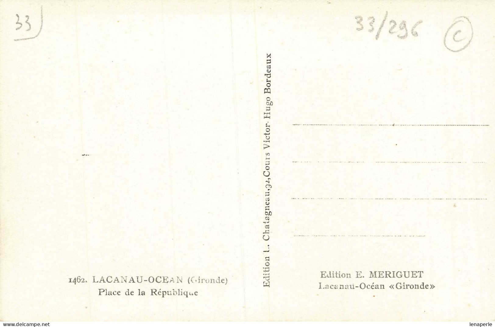 D8641 Lacanau Place De La République - Andere & Zonder Classificatie