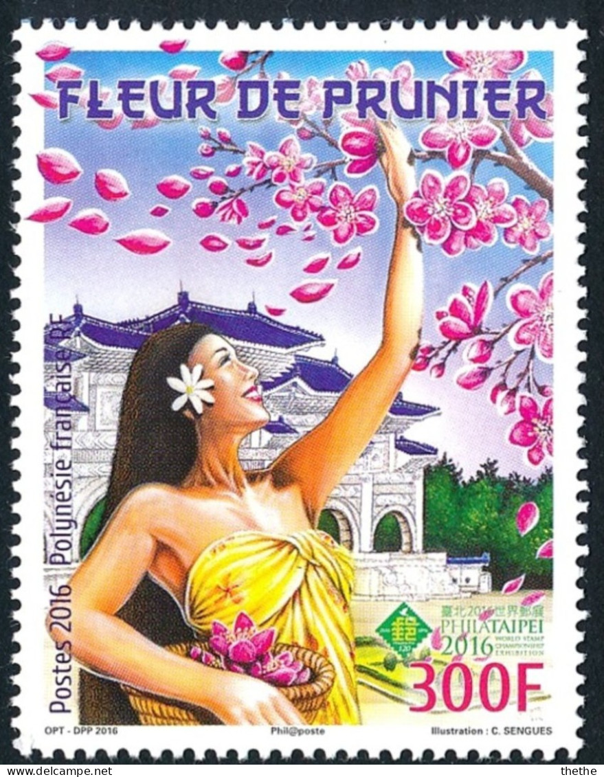 POLYNESIE - Fleur De Prunier - Neufs