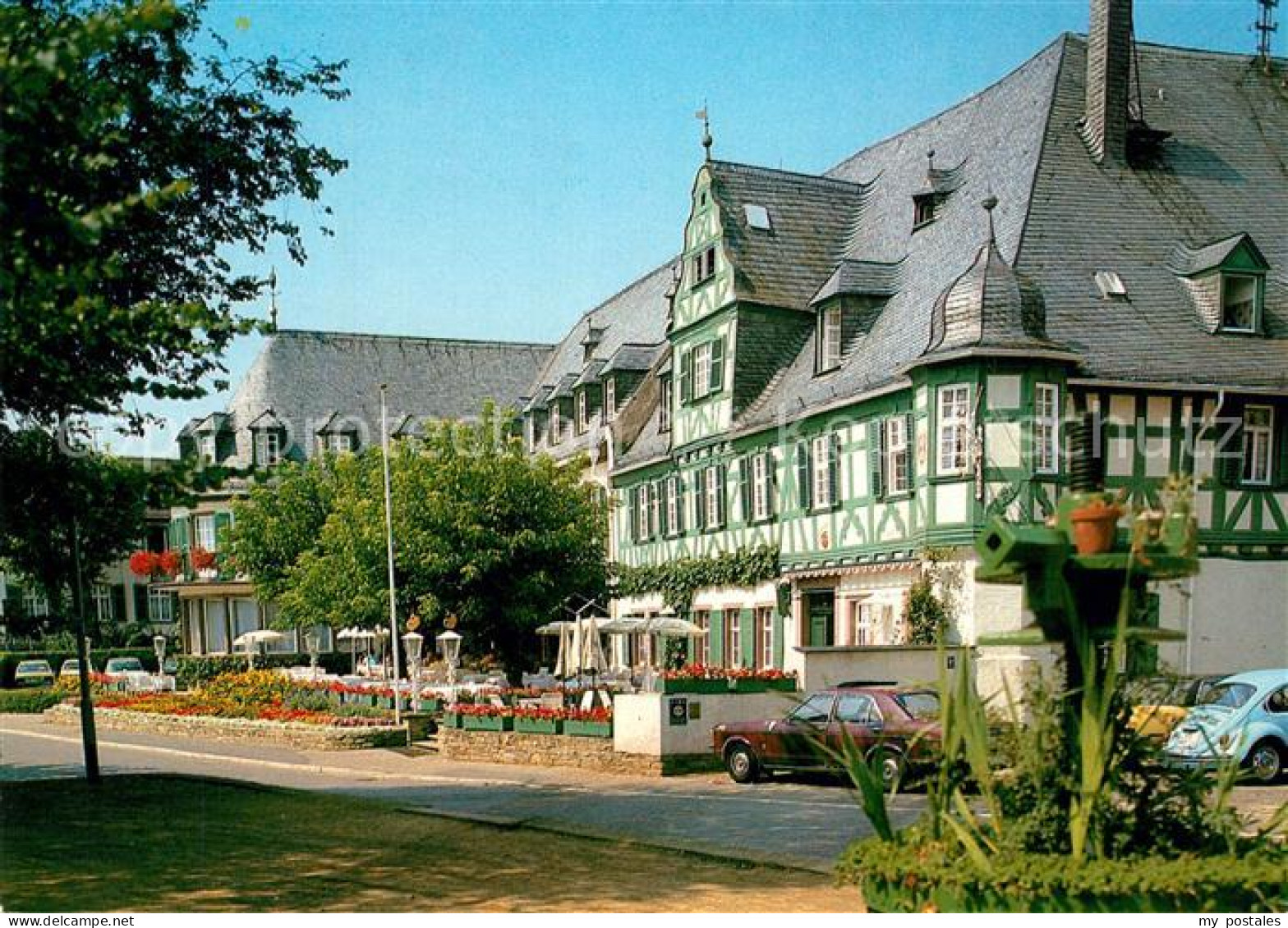 73332140 Oestrich-Winkel Romantik Hotel Schwan Fachwerk Oestrich-Winkel - Oestrich-Winkel