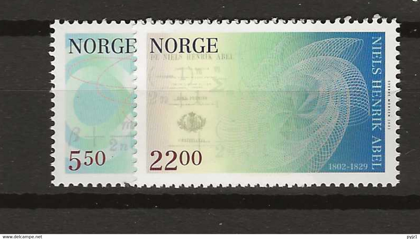 2002 MNH Norway, Mi 1434-35 Postfris** - Ongebruikt