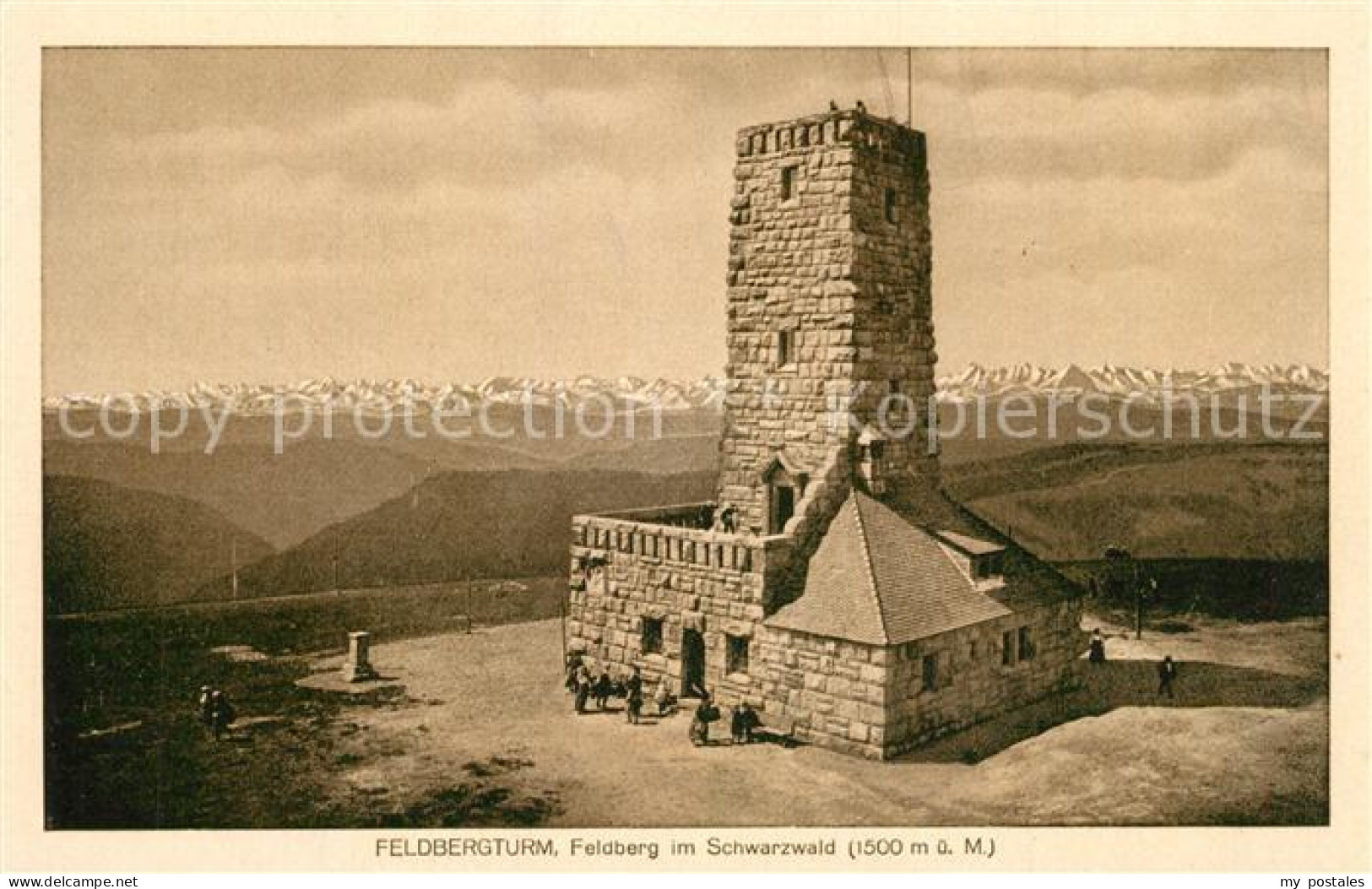 73331426 Feldberg Schwarzwald Feldbergturm Fernsicht Alpenkette Feldberg Schwarz - Feldberg