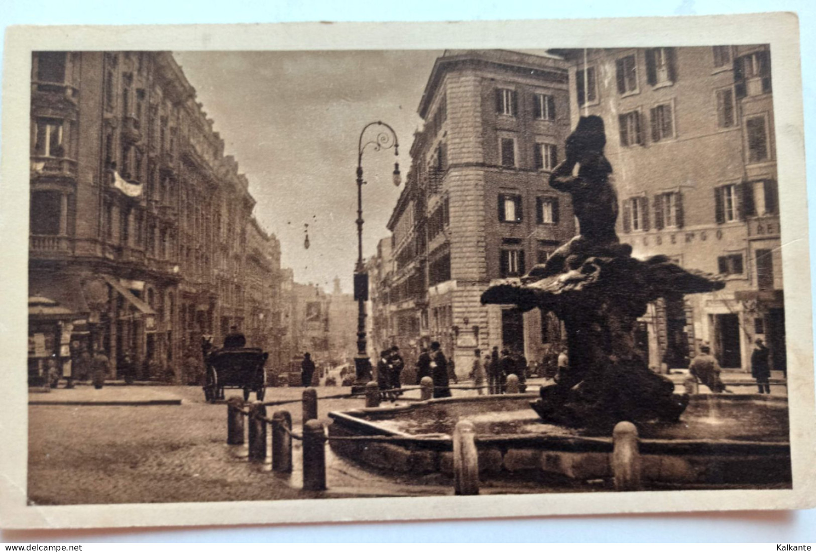 ROMA - 1929 - Piazza Barberini - Places