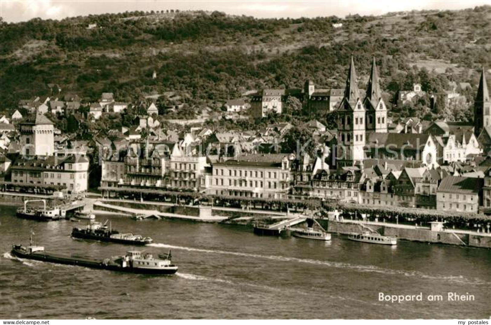 73331285 Boppard Rhein Fliegeraufnahme Boppard Rhein - Boppard