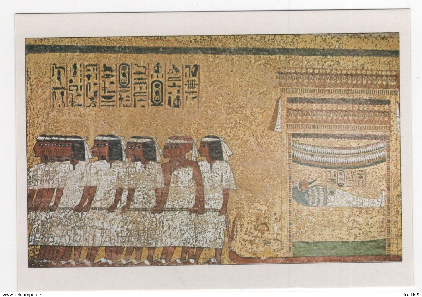 AK 210278 ART / PAINTING ... - Ägypten -Theben - Grab Des Tutanchamun - Der  Transport Des Sarkophags - Antigüedad