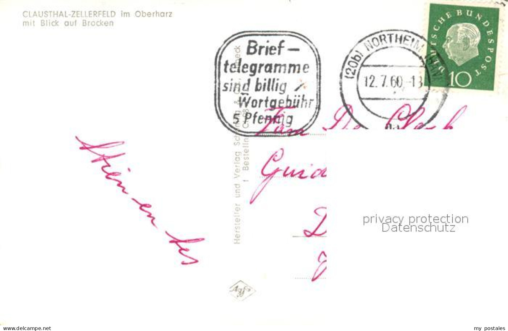 73331252 Clausthal-Zellerfeld Mit Brocken Clausthal-Zellerfeld - Clausthal-Zellerfeld