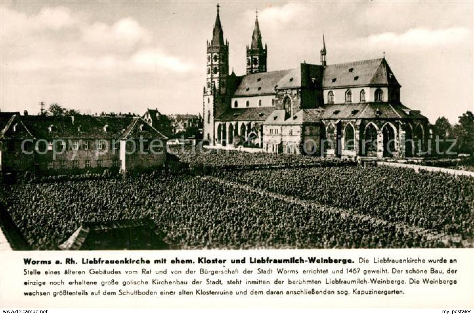 73331228 Worms Rhein Liebfrauenkirche Mit Ehem Kloster  Worms Rhein - Worms