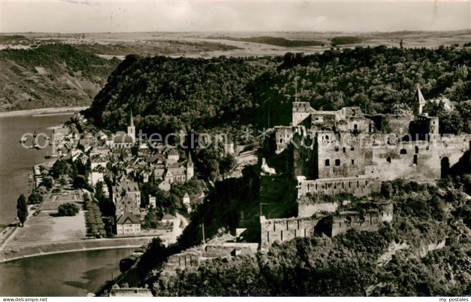 73331188 St Goar Rheinpartie Mit Burg Rheinfels St Goar - St. Goar