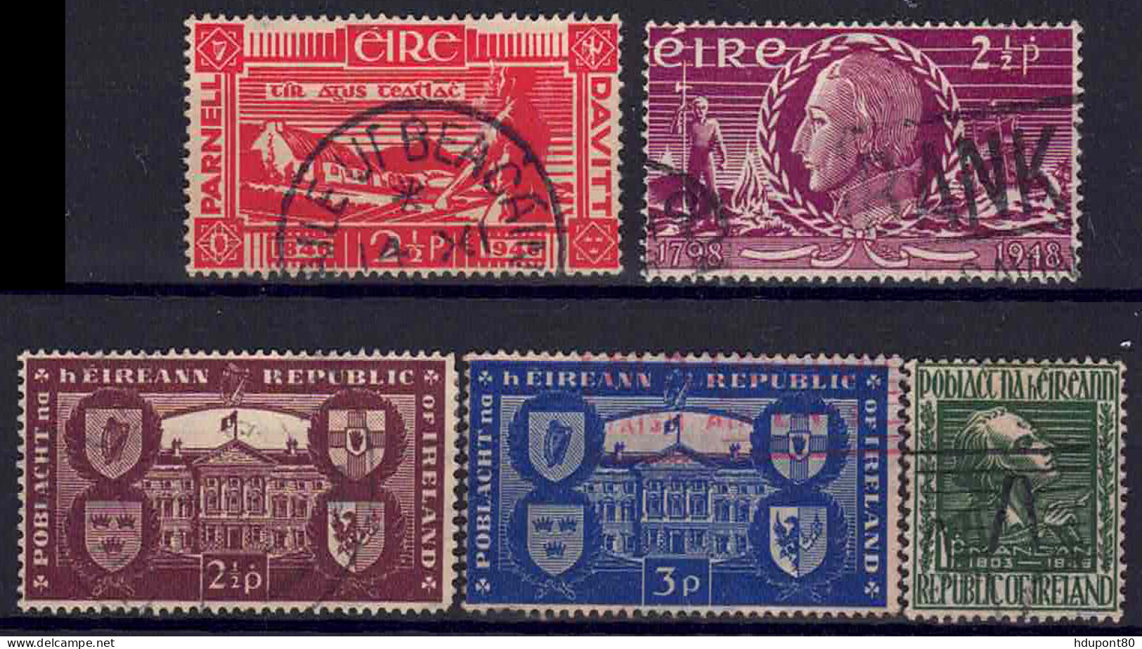 YT  104, 106, 110 à 112 - Used Stamps