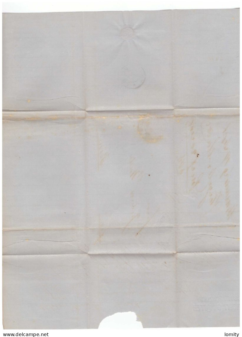 Allemagne BRAUNSCHWEIG Brunswick Lettre Brief Cover Cachet 1865 , Timbre YT N°11 Cote Sur Lettre 525€ - Brunswick