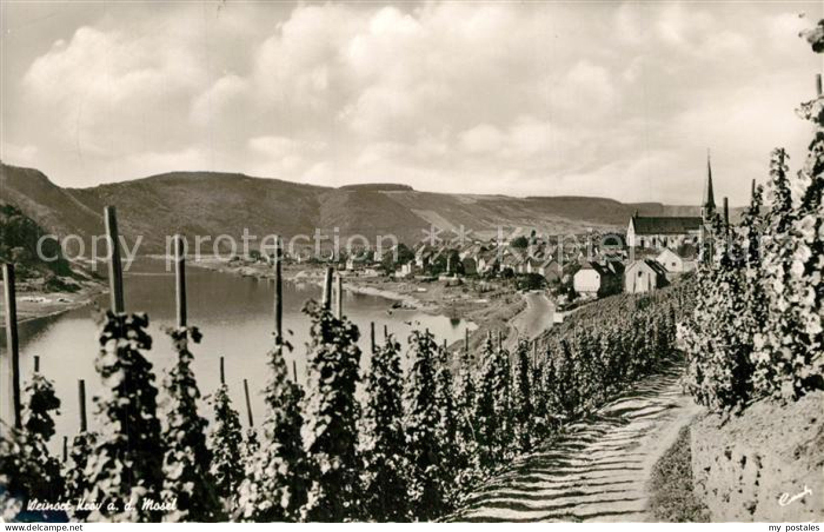 73331138 Kroev Mosel Teilansicht Mit Kirche Kroev Mosel - Kröv