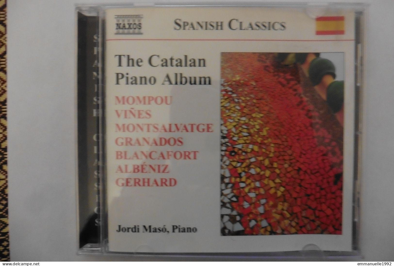 CD Spanish Classics The Catalan Piano Album Mompou Granados Albeniz Etc Naxos - RARE ! - Otros - Canción Española