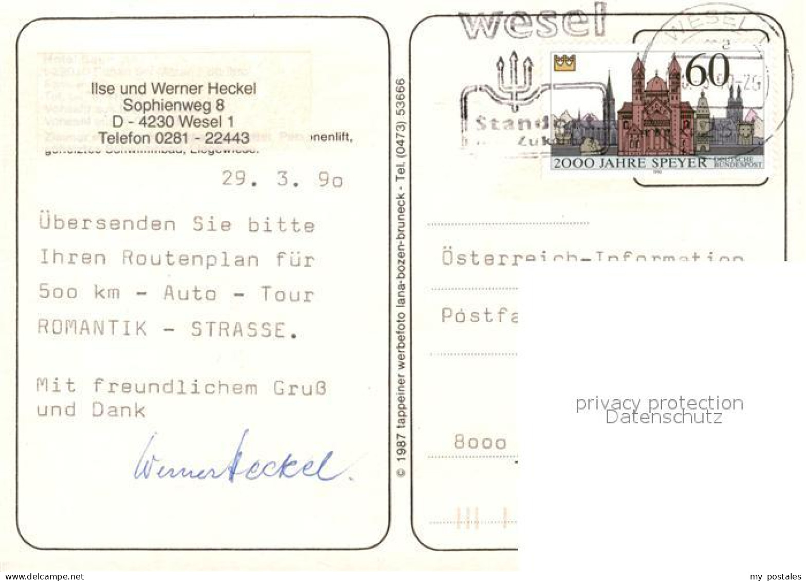 73328720 Wesel Rhein Ilse Und Werner Heckel Wesel Rhein - Wesel