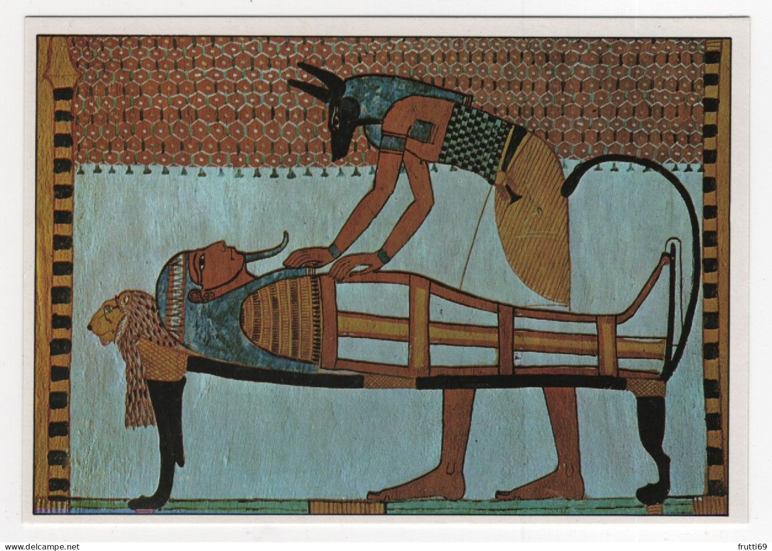 AK 210283 ART / PAINTING ... - Ägypten - Theben - Deir El-Medina - Grab Des Sennodiem -Anubis Mumifiziert Einen Leichnam - Antiek
