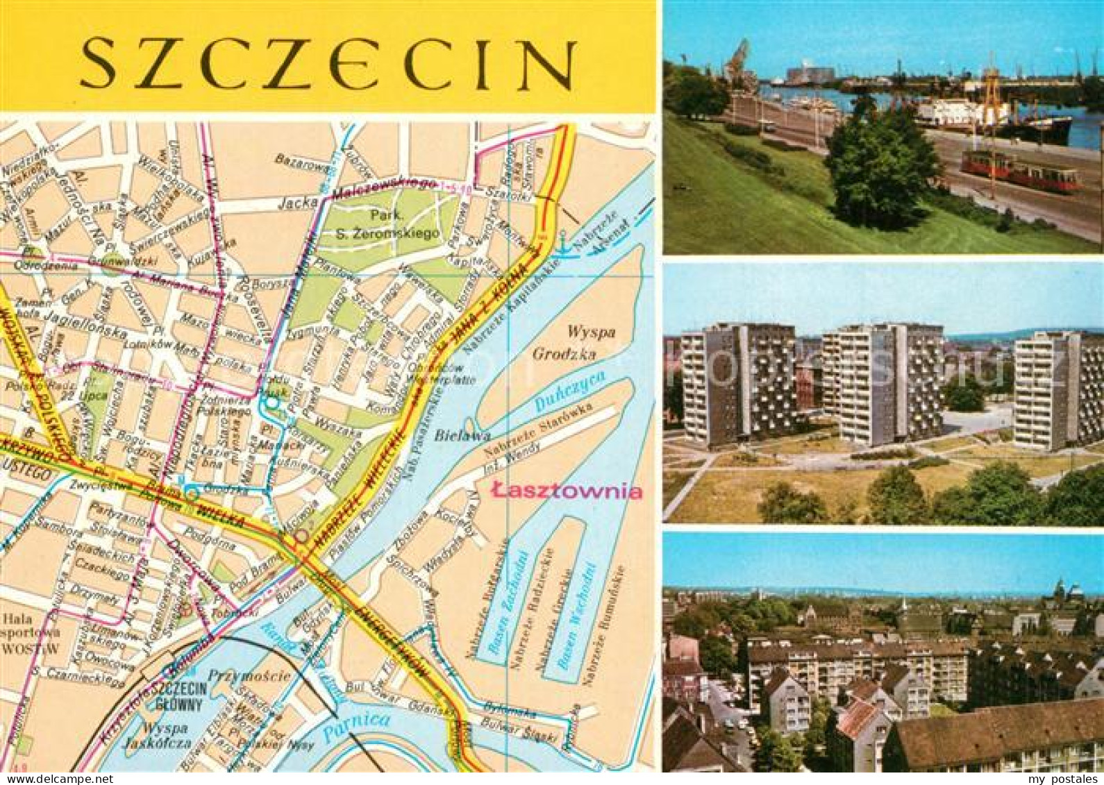 73328583 Szczecin Stettin Panorama Szczecin Stettin - Polonia