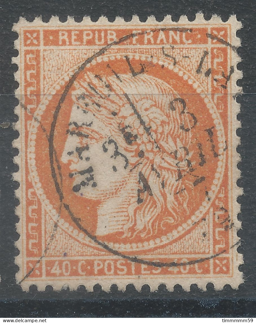 Lot N°83221   N°38, Oblitéré Cachet à Date De Mareuil-sur-lay, Vendée (79), Indice 6 - 1870 Belagerung Von Paris