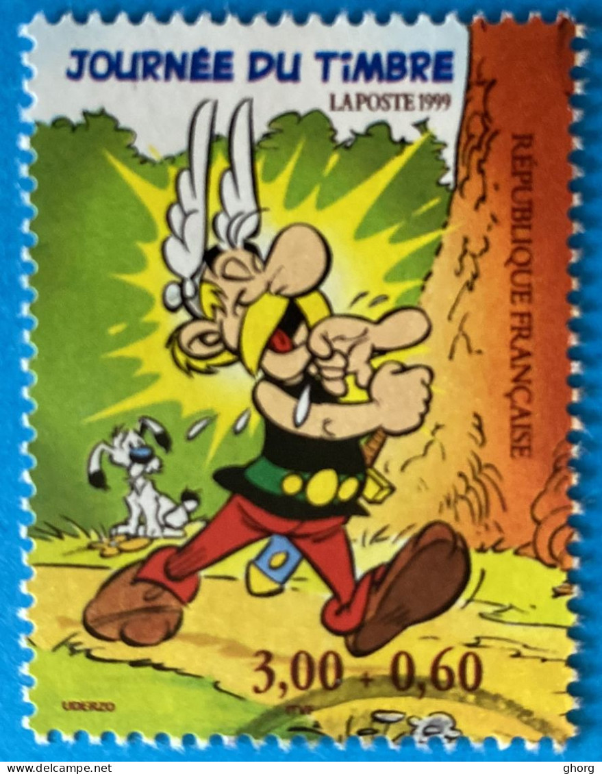 France 1999 : Fête Du Timbre, Astérix émis En Feuillet N° 3228 Oblitéré - Used Stamps