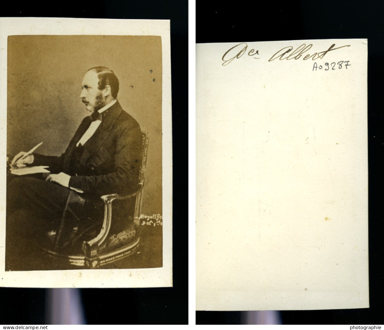 Angleterre Prince Albert De Saxe-Cobourg-Gotha Ancienne Photo CDV 1865 - Old (before 1900)