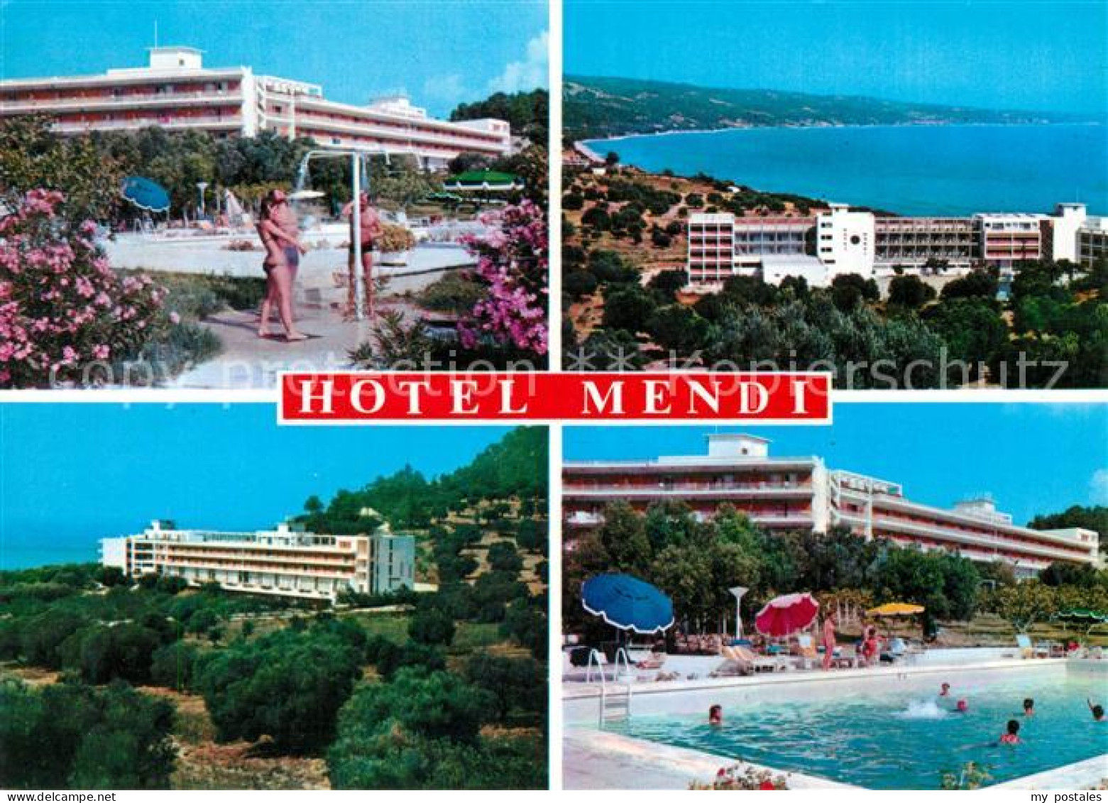 73327991 Halkidiki Chalkidiki Hotel Mendi Swimming Pool Meerblick Halkidiki Chal - Griechenland