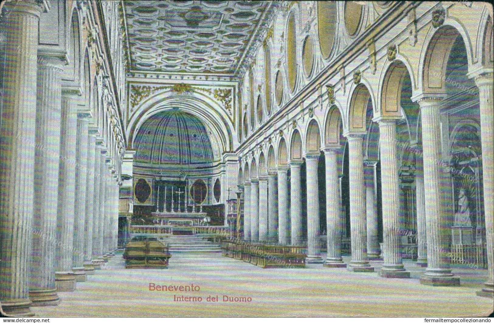 Cr218 Cartolina Benevento Citta' Nterno Del Duomo Campania - Benevento