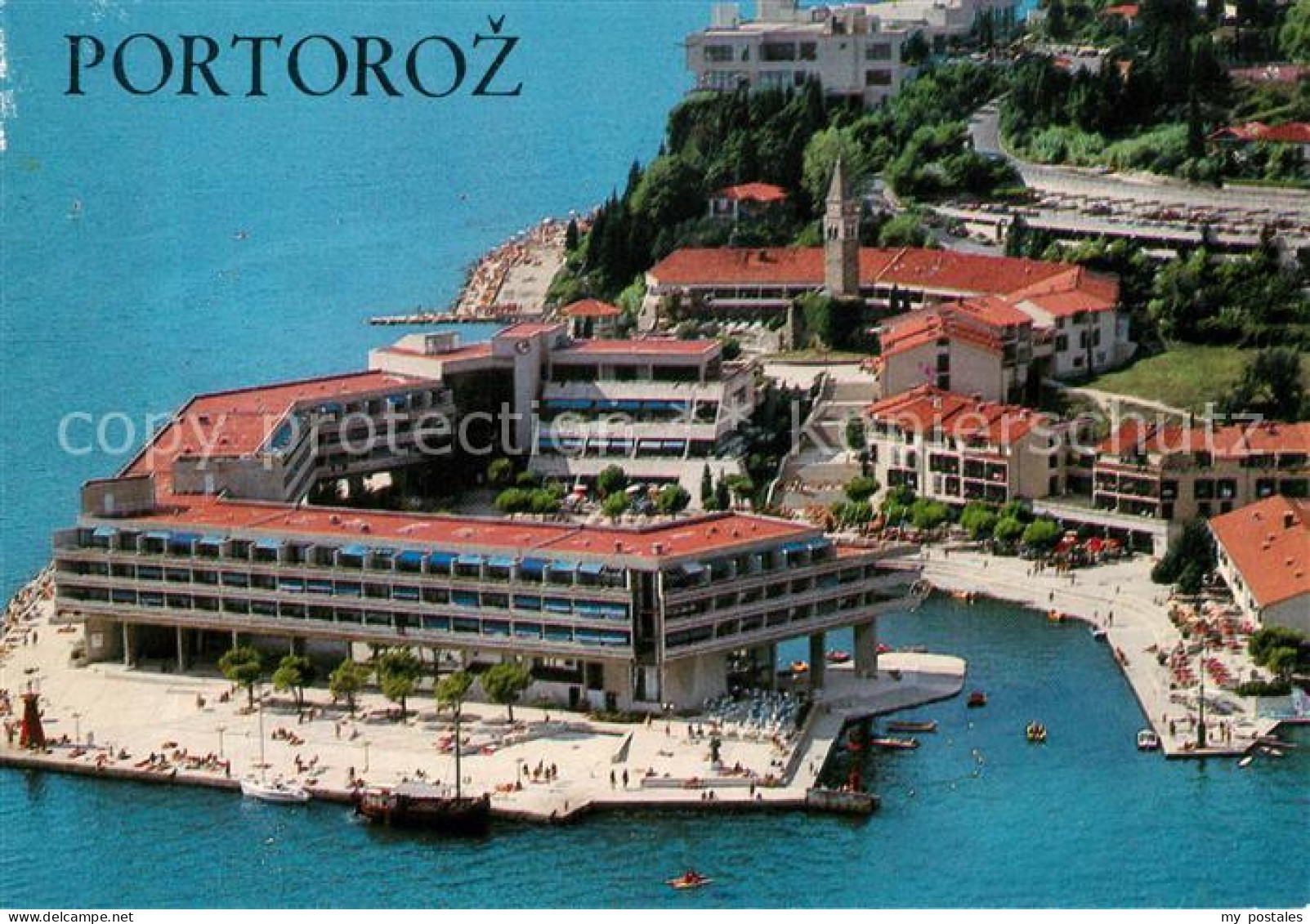 73327965 Portoroz Hotelanlage Fliegeraufnahme Portoroz - Eslovenia