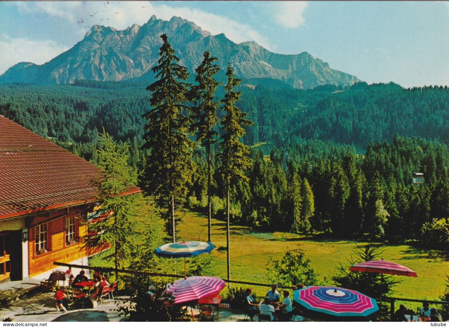 Krienseregg (Pilatus) - Bergrestaurant Und Gondelbahn Fräckmüntegg        Ca. 1970 - Kriens