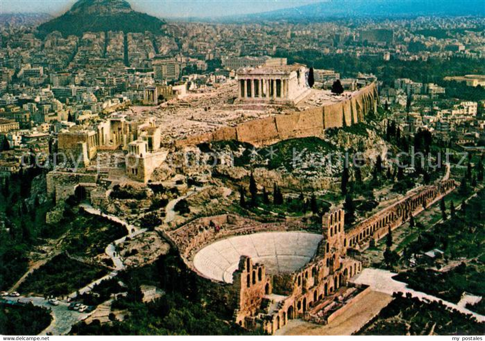 73327691 Athenes Athen Akropolis Fliegeraufnahme Athenes Athen - Griechenland