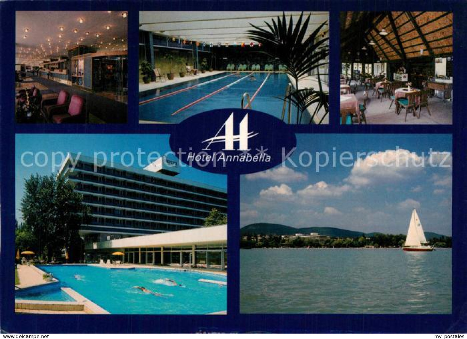73327236 Balatonfuered Hotel Annabella Schwimbad Speisesaal Panorama Balatonfuer - Hongrie