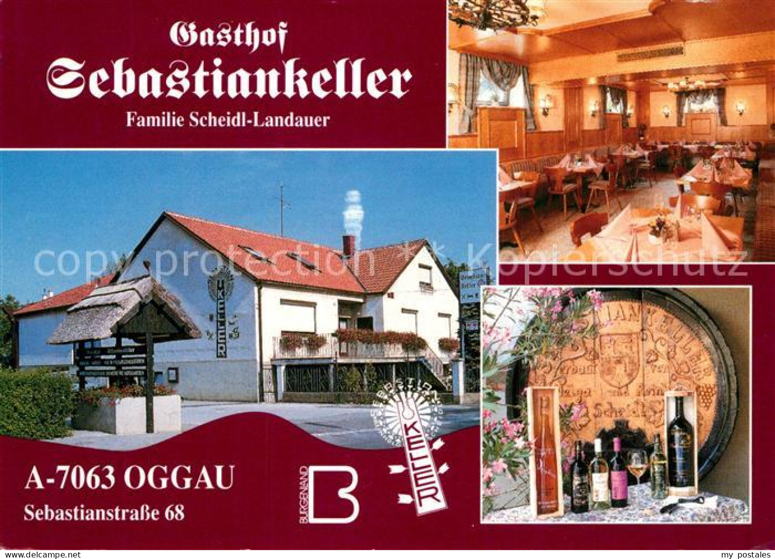 73327190 Oggau Neusiedler See Gasthof Sebastiankeller Gaststube Oggau Neusiedler - Altri & Non Classificati