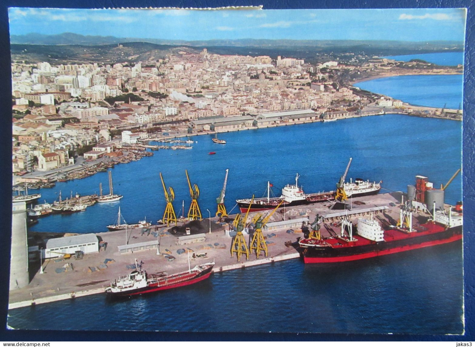 CPM BATEAUX CARGO AU PORT DE TARRAGONE   ( ESPAGNE ) - - Commercio