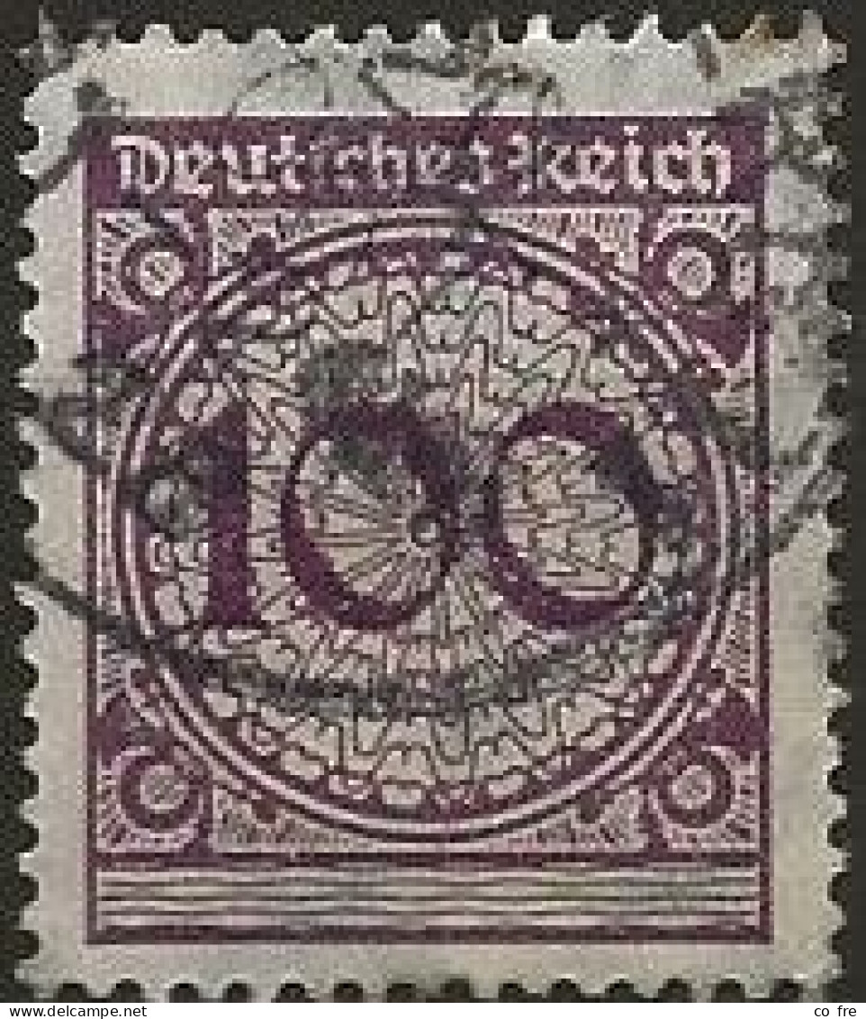 Allemagne: République De Weimar N°336 (ref.2) - Gebruikt