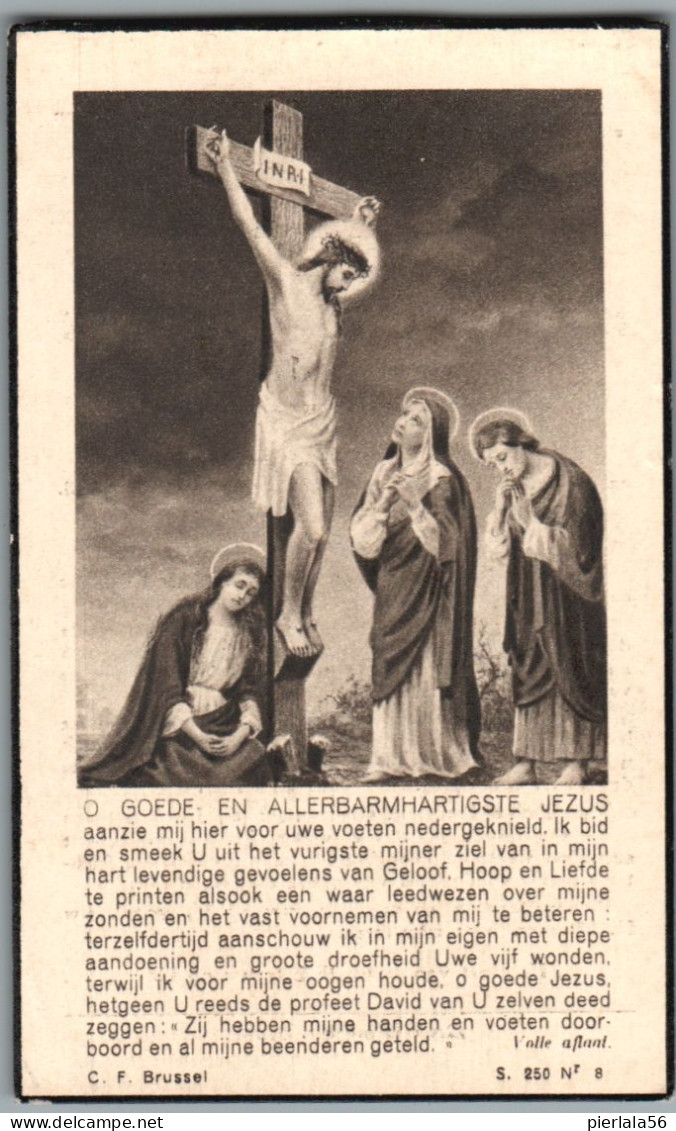 Bidprentje Rumst - Van Der Auwera Maria Victoria (1887-1948) - Devotion Images