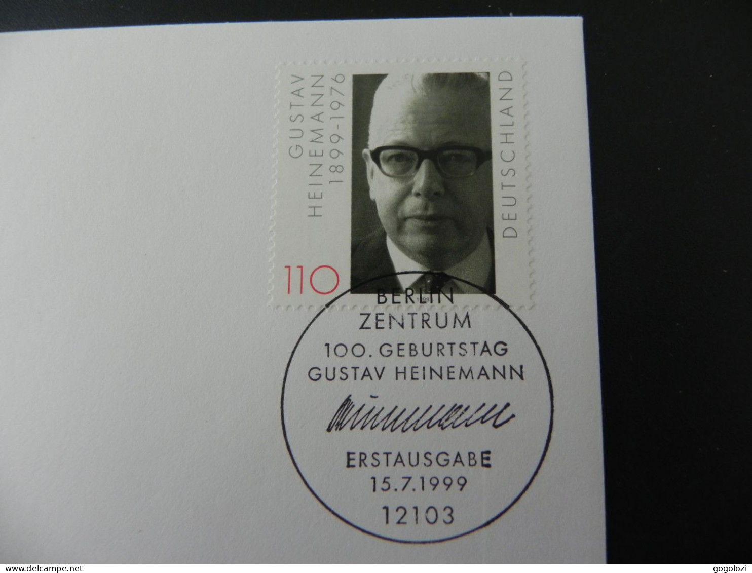 Deutschland Germany 2 Mark 1972 J - Numis Letter Gustav Heinemann 1999 - 2 Marchi