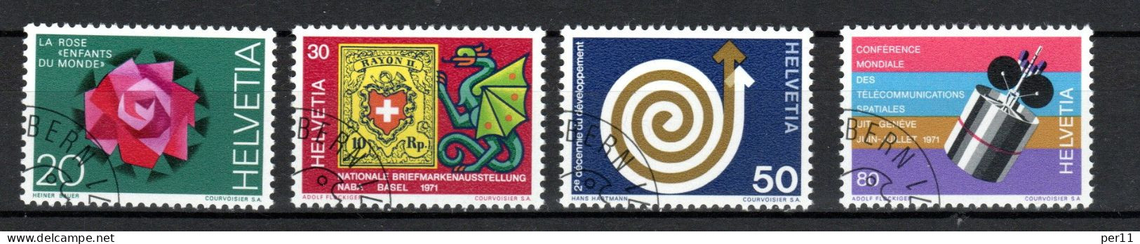 (ch006) Zum 492-495 Used/gest - Used Stamps